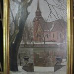425 3055 Oljemålning 